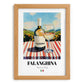 Falanghina – Italian White Wine, Vinoteca Wall Art, set in oak frame