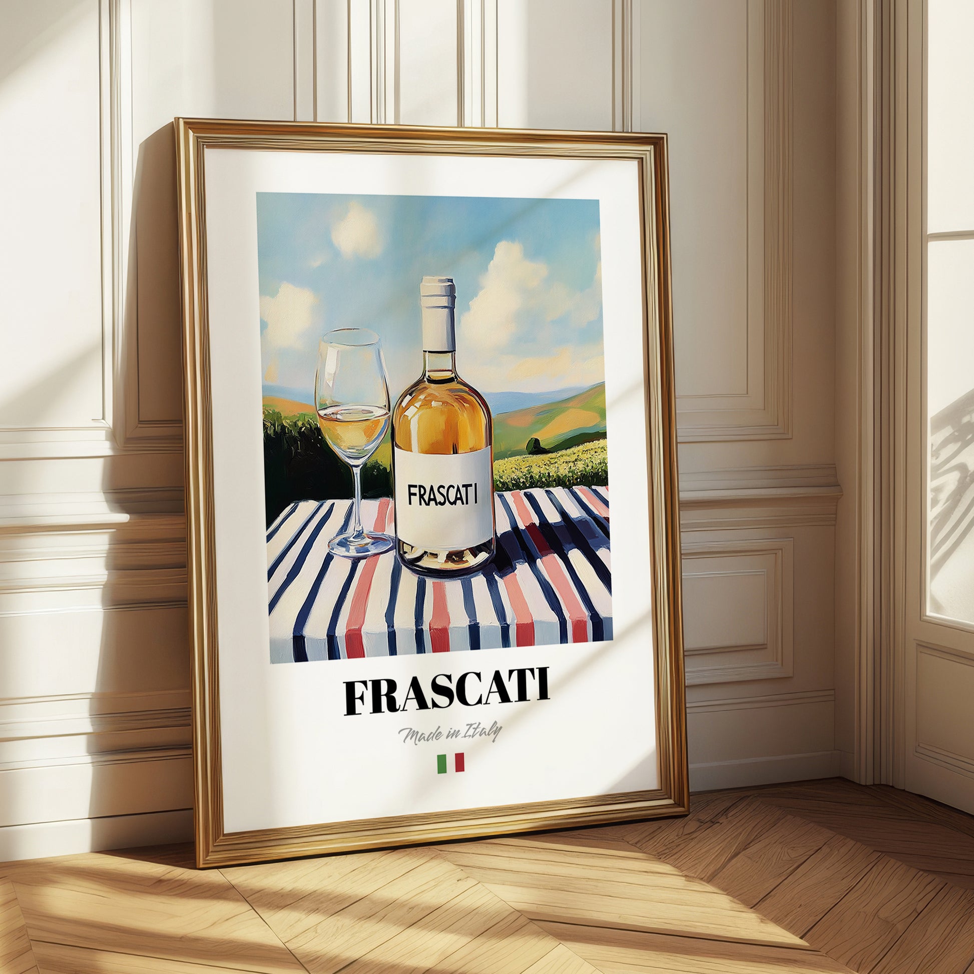 Frascati – Italian White Wine, Vinoteca Painting