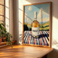 Frascati – Italian White Wine, Vinoteca Painting, clean layout with no caption