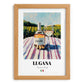 Lugana – Italian White Wine, Wine Bar Wall Art, set in oak frame