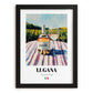 Lugana – Italian White Wine, Wine Bar Wall Art, in sleek black frame