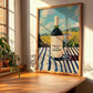 Vernaccia di San Gimignano – Italian White Wine, Wine Bar Poster, clean layout with no caption