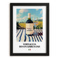 Vernaccia di San Gimignano – Italian White Wine, Wine Bar Poster, in sleek black frame