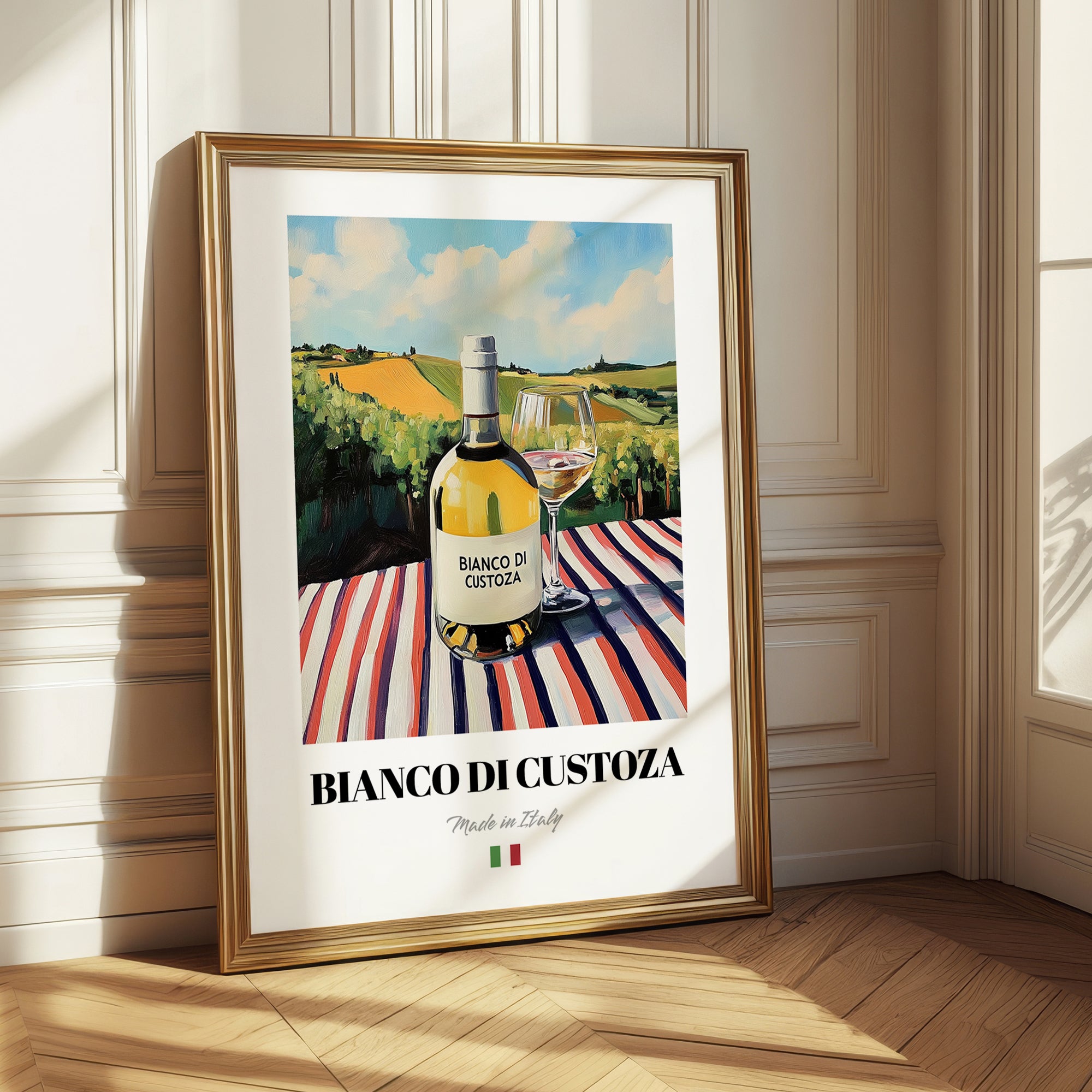 Bianco di Custoza – Italian White Wine, Vinoteca Wall Art
