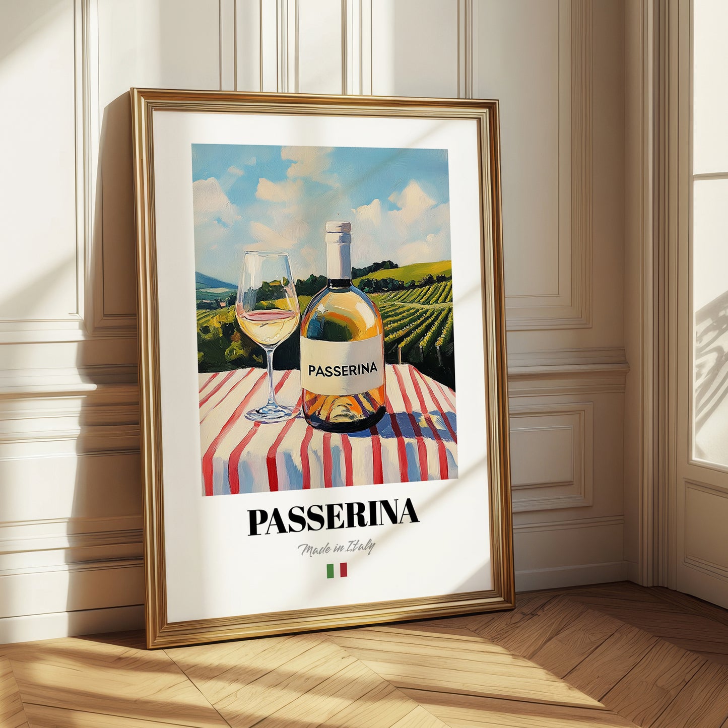 Passerina – Italian White Wine, Bodega Painting