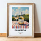 Passerina – Italian White Wine, Bodega Painting, in wooden frame leaning on the floor