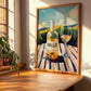 Grillo – Italian White Wine, Wine Bar Poster, clean layout with no caption