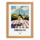 Erbaluce – Italian White Wine, Vinoteca Poster, set in oak frame