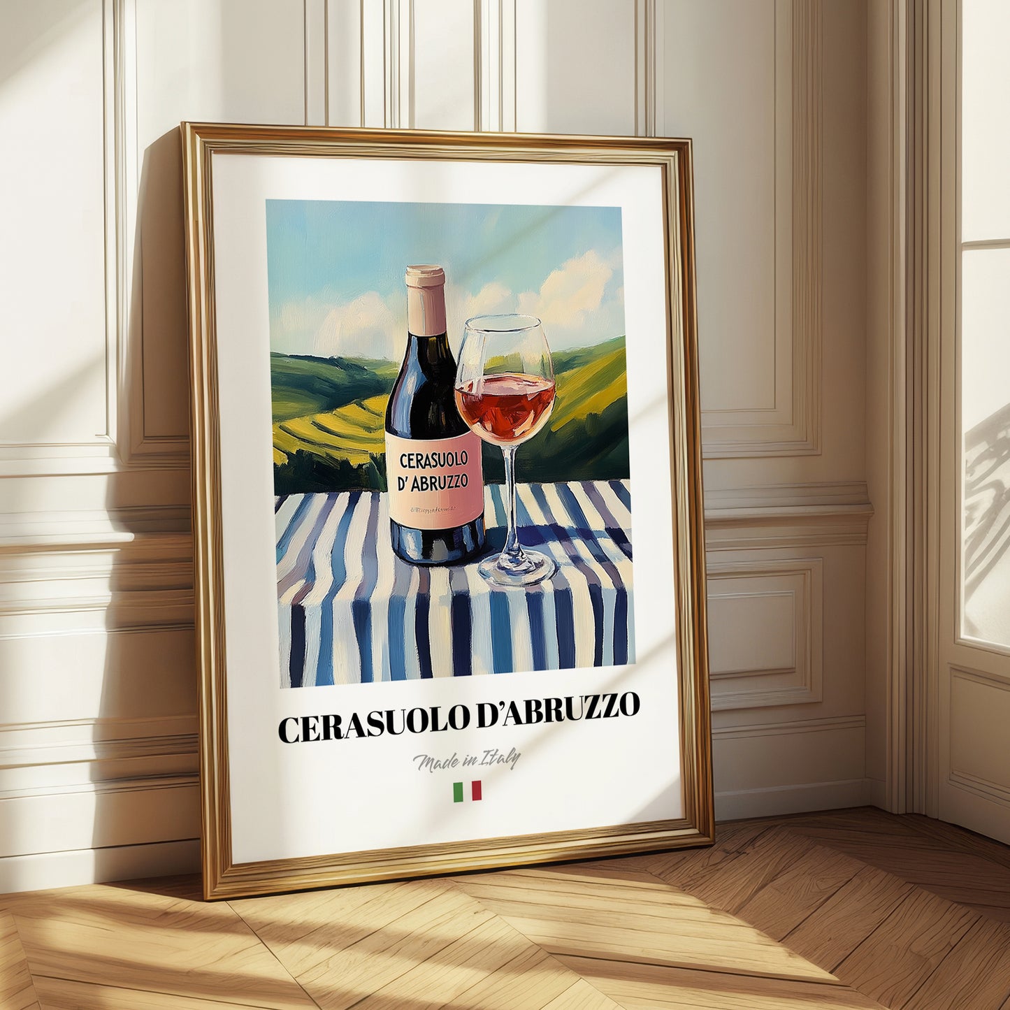 Cerasuolo d'Abruzzo – Italian Rose Wine, Wine Bar Poster
