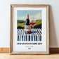 Cerasuolo d'Abruzzo – Italian Rose Wine, Wine Bar Poster, in wooden frame leaning on the floor
