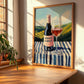 Cerasuolo d'Abruzzo – Italian Rose Wine, Wine Bar Poster, clean layout with no caption