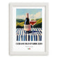 Cerasuolo d'Abruzzo – Italian Rose Wine, Wine Bar Poster, placed in minimal white frame