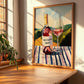 Salice Salentino Rosato – Italian Rose Wine, Tasting Room Wall Art, clean layout with no caption