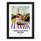 Salice Salentino Rosato – Italian Rose Wine, Tasting Room Wall Art, in sleek black frame