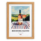 Rosato del Salento – Italian Rose Wine, Wine Bar Poster, set in oak frame