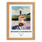 Montepulciano Rosato – Italian Rose Wine, Wine Bar Print, set in oak frame