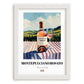Montepulciano Rosato – Italian Rose Wine, Wine Bar Print, placed in minimal white frame