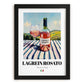 Lagrein Rosato – Italian Rose Wine, Wine Bar Still Life, in sleek black frame