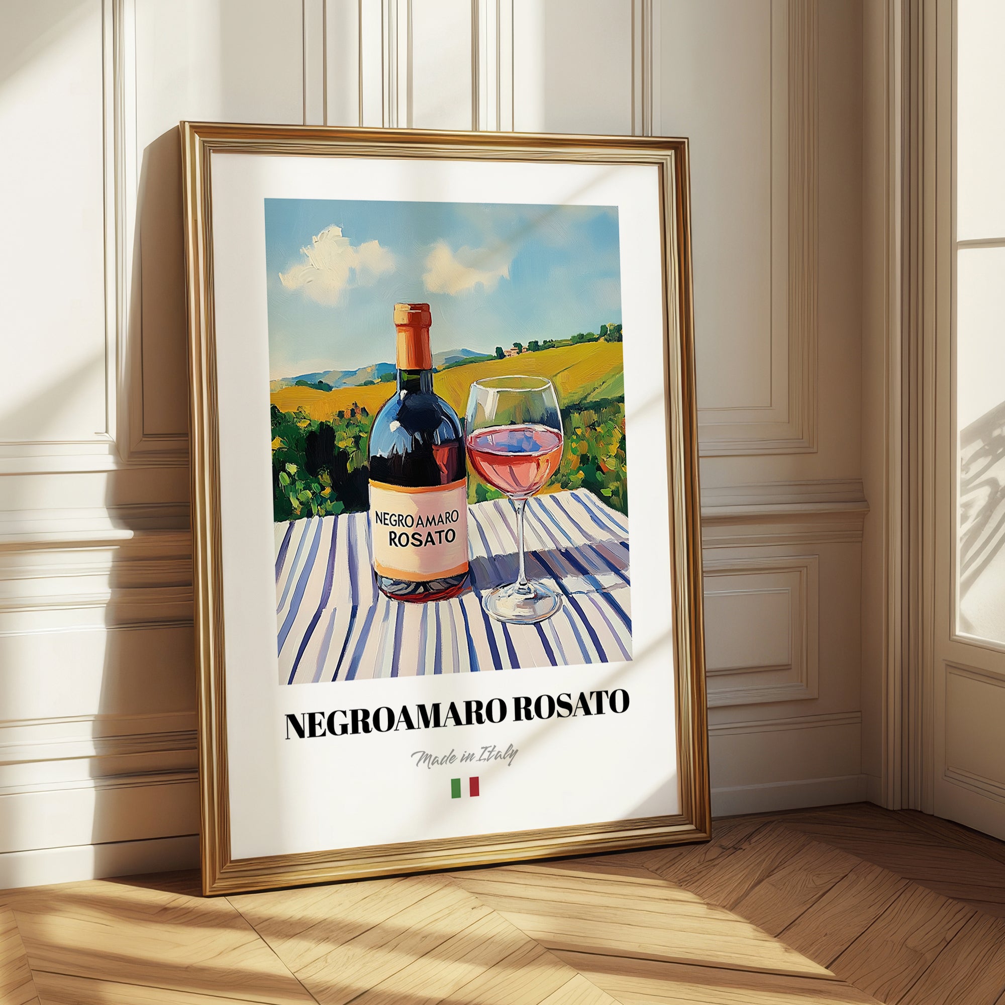 Negroamaro Rosato – Italian Rose Wine, Enoteca Wall Decor