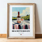 Brachetto Rosato – Italian Rose Wine, Vinoteca Still Life, in wooden frame leaning on the floor