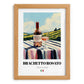 Brachetto Rosato – Italian Rose Wine, Vinoteca Still Life, set in oak frame