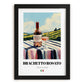 Brachetto Rosato – Italian Rose Wine, Vinoteca Still Life, in sleek black frame