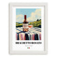 Brachetto Rosato – Italian Rose Wine, Vinoteca Still Life, placed in minimal white frame