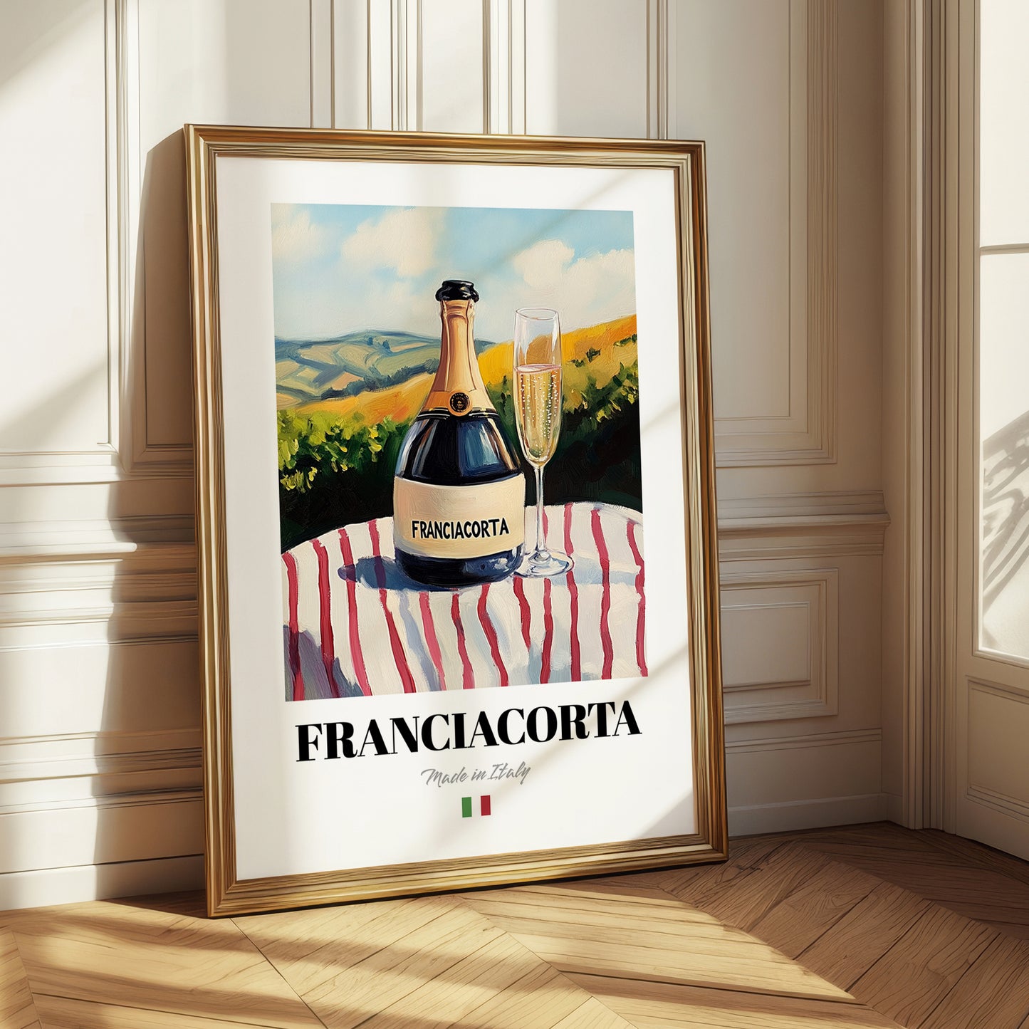 Franciacorta – Italian Sparkling Wine, Vineyard Terrace Print