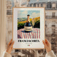 Franciacorta – Italian Sparkling Wine, Vineyard Terrace Print, styled in a charming Paris street view