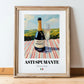 Asti Spumante – Italian Sparkling Wine, Bodega Wall Art, in wooden frame leaning on the floor
