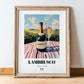 Lambrusco – Italian Sparkling Wine, Wine Bar Wall Art, in wooden frame leaning on the floor