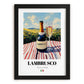 Lambrusco – Italian Sparkling Wine, Wine Bar Wall Art, in sleek black frame